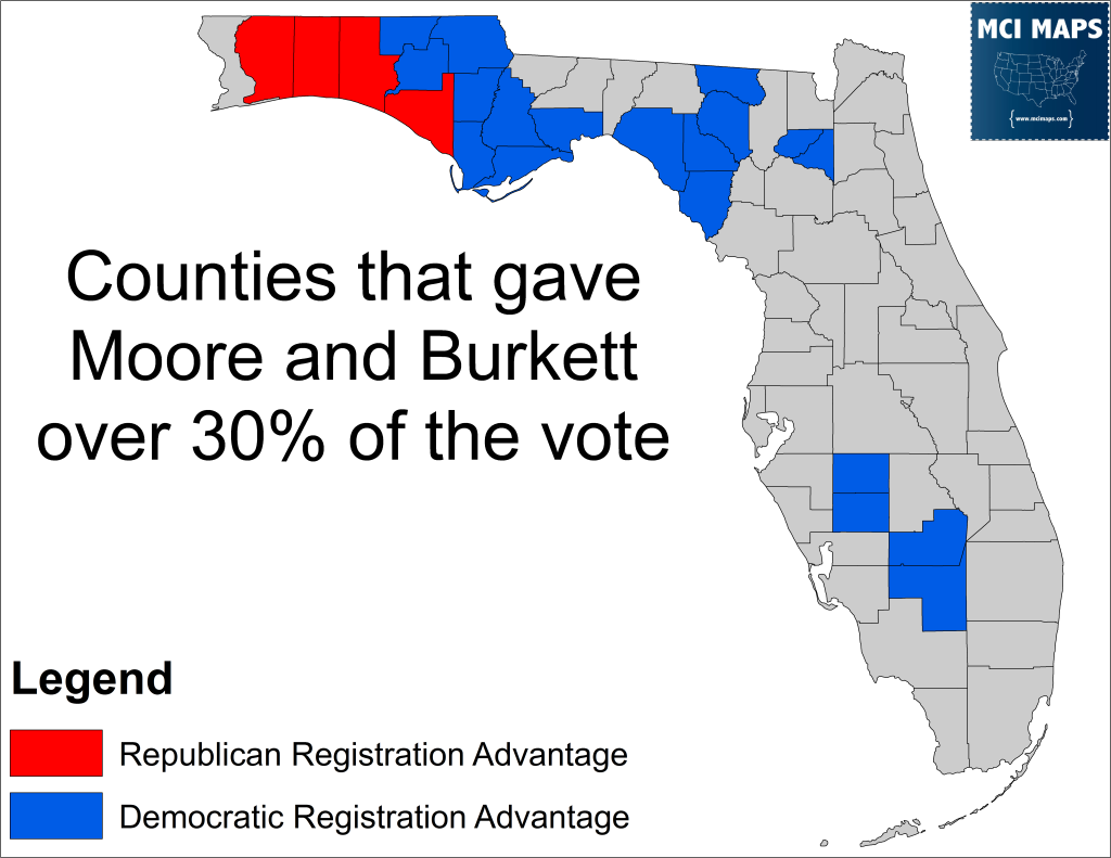 Over 30 Counties