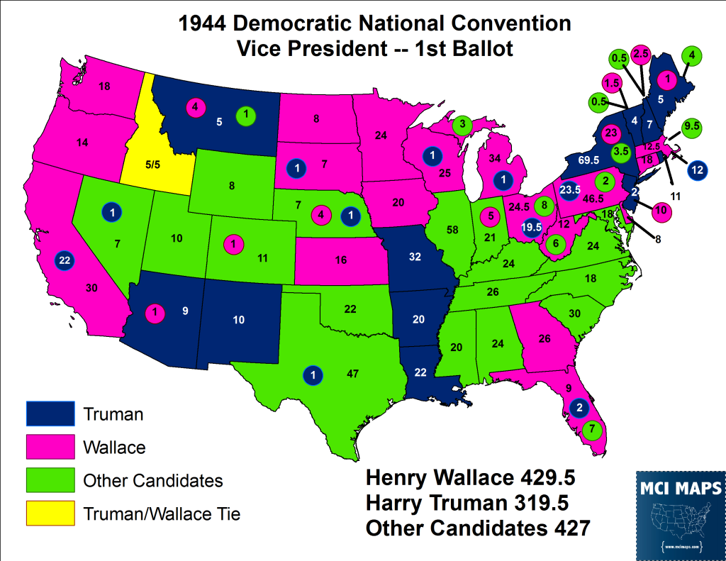 1944 VP 1st Ballot