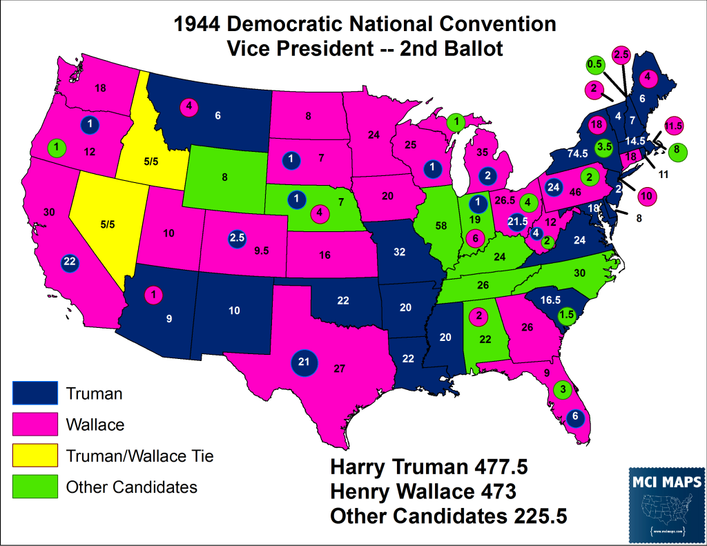 1944 VP 2nd Ballot