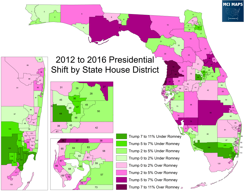 2016 House President Shift from 2012