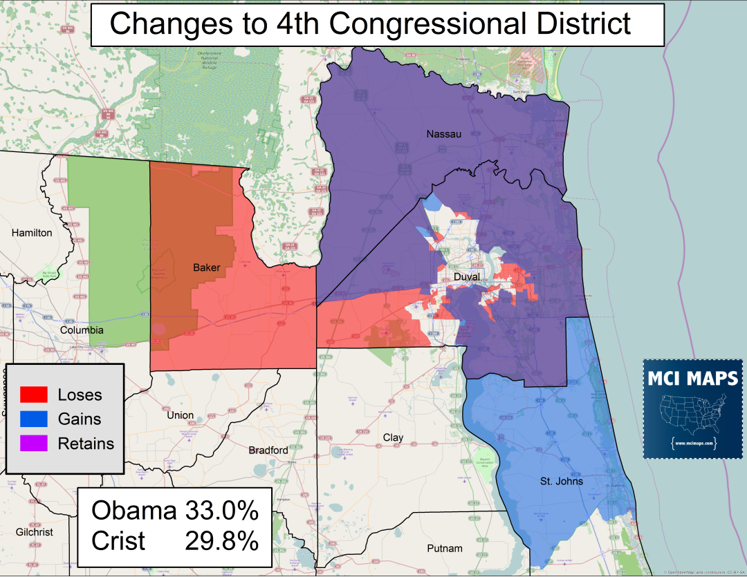 The Complete Breakdown Of Florida’s Proposed Congressional Districts Mci Maps Election Data