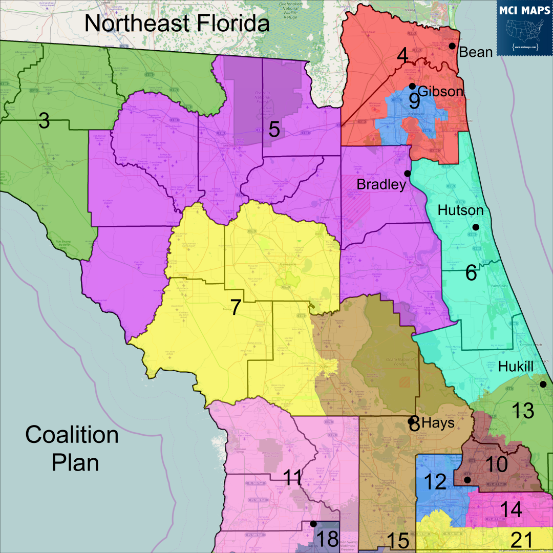 The Coalition Plaintiff’s Senate Proposal Some key issues MCI Maps