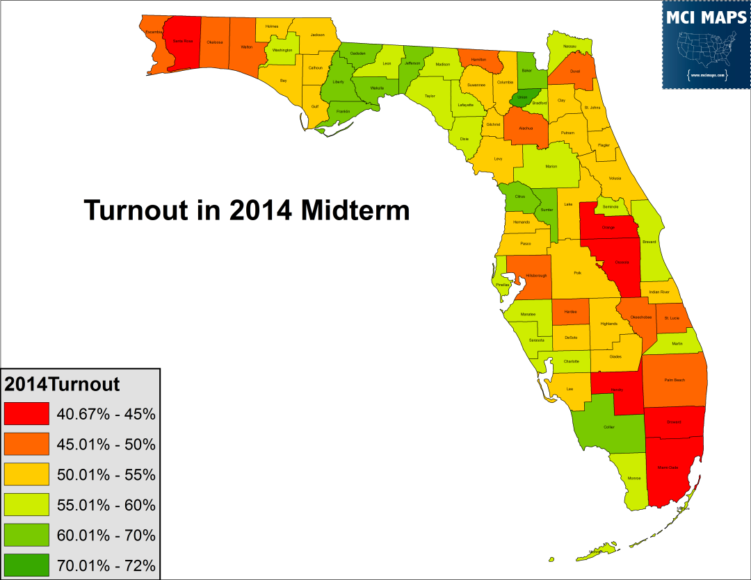 How and Why Crist lost in Florida - MCI Maps | Election Data Analyst ...