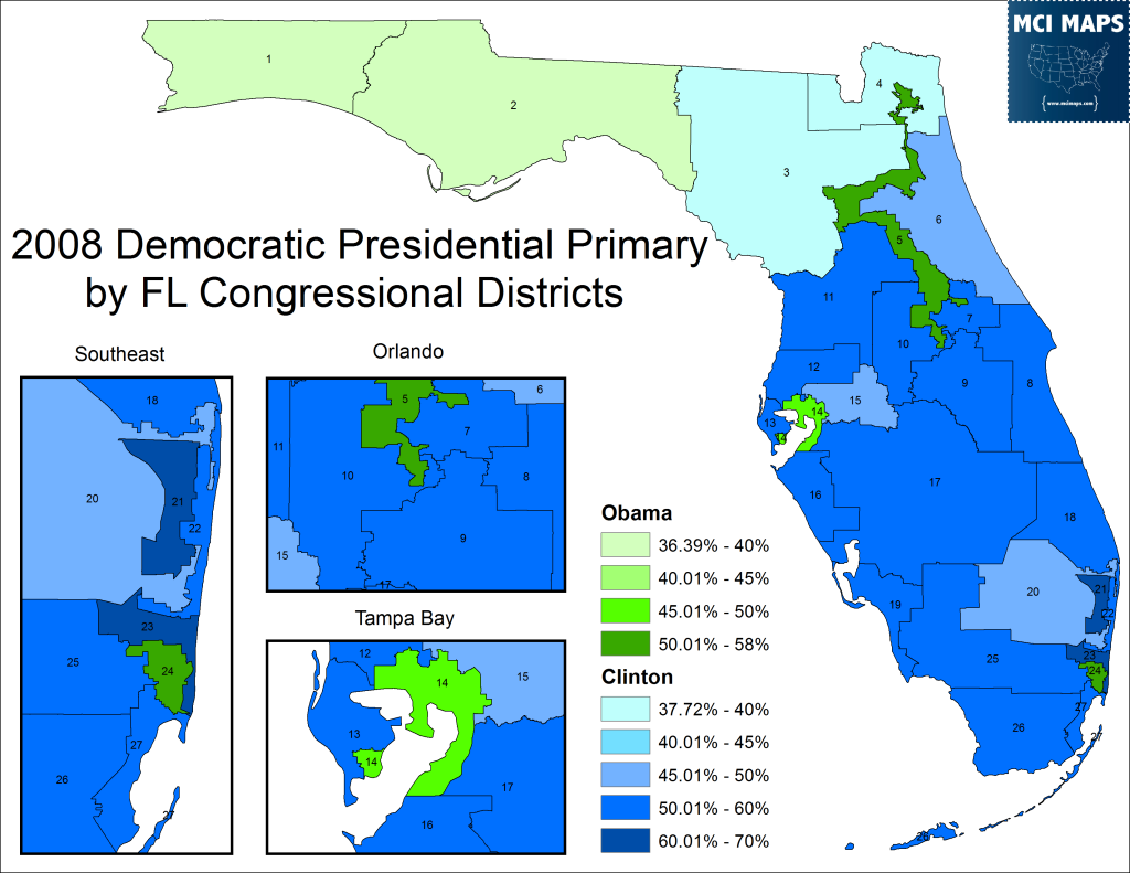 Florida Primary Preview - MCI Maps | Election Data Analyst | Election ...