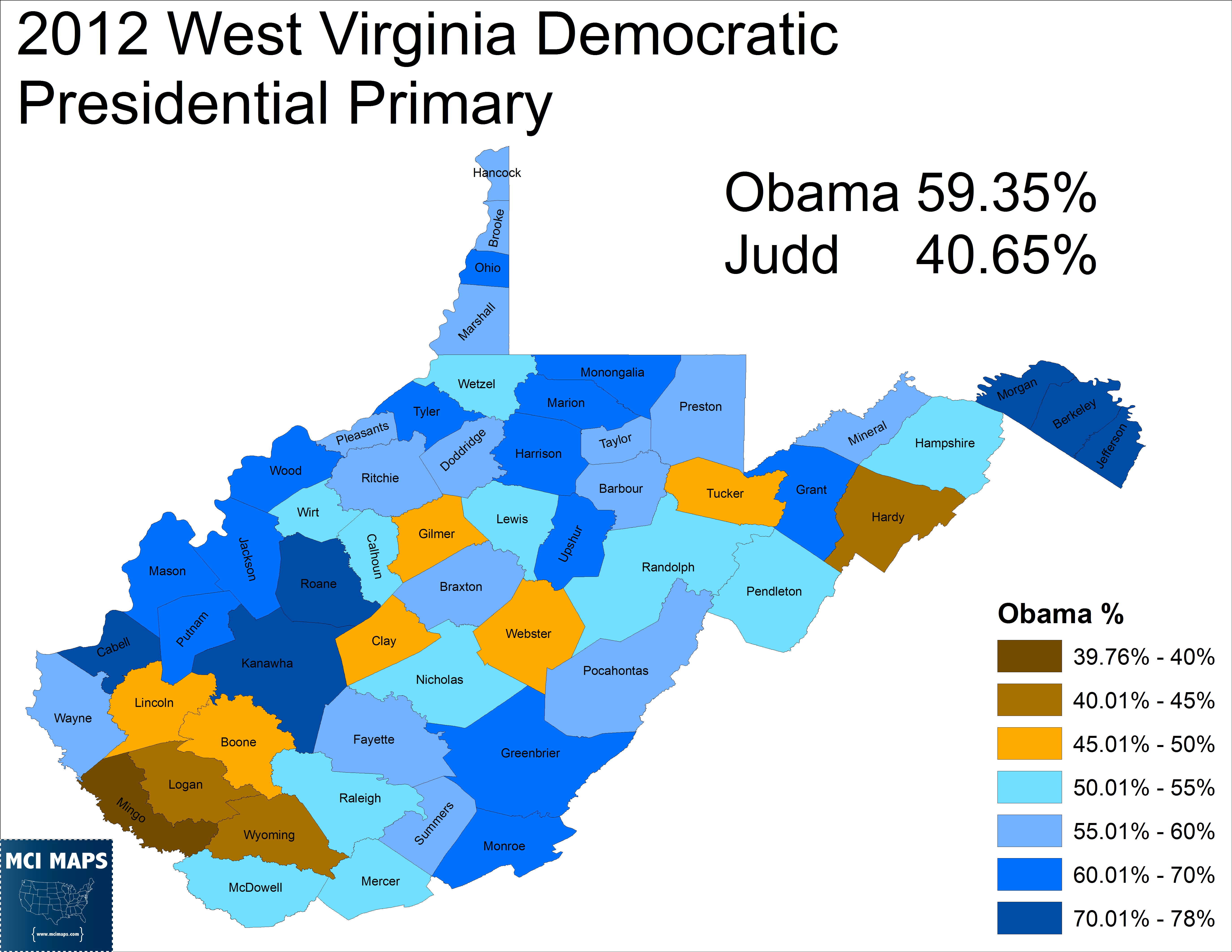 West Virginia Democratic Primary Poised to have high protest vote MCI