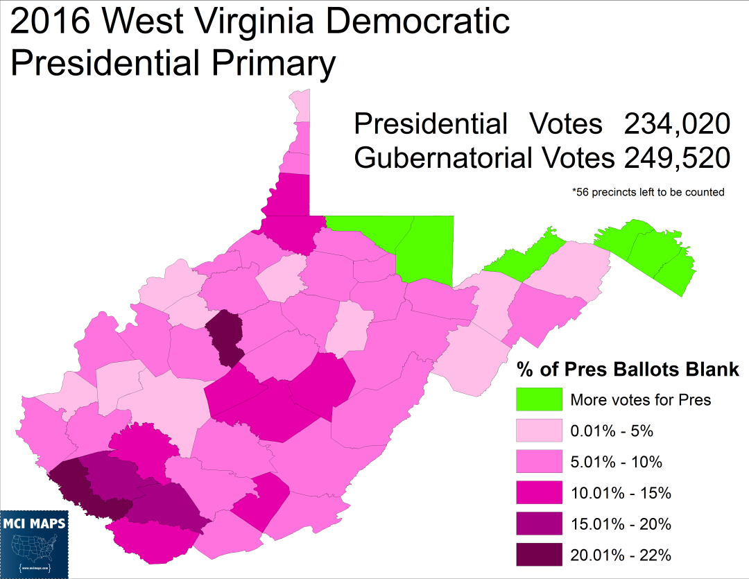 The Protest Vote in West Virginia’s Democratic Primary for Senate MCI