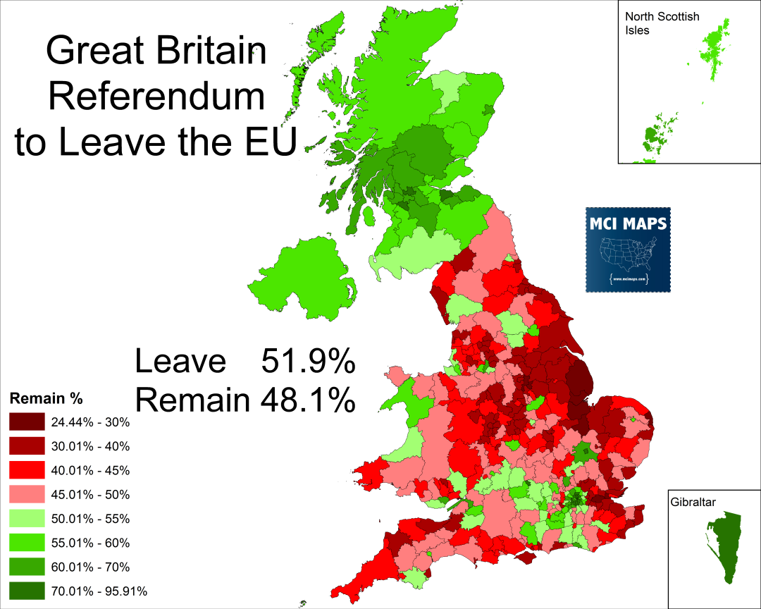 Mapping the Brexit - MCI Maps | Election Data Analyst | Election ...