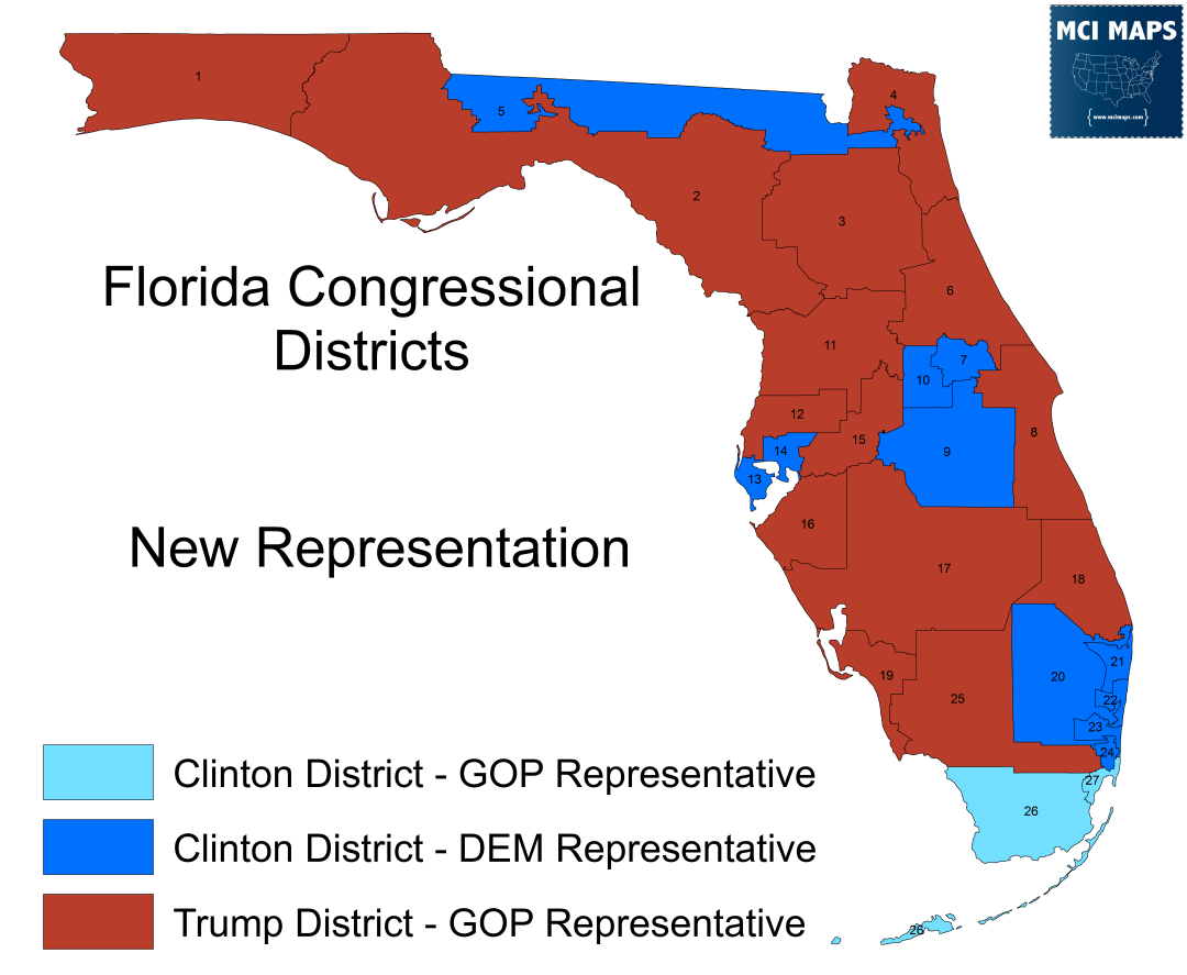How Florida’s Congressional Districts Voted and the Impact of ...