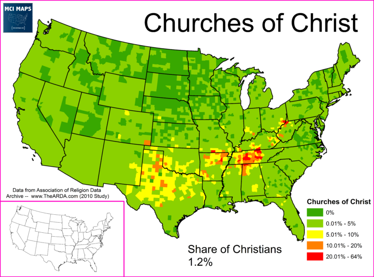 Reformation Day – Christianity in America - MCI Maps | Election Data ...