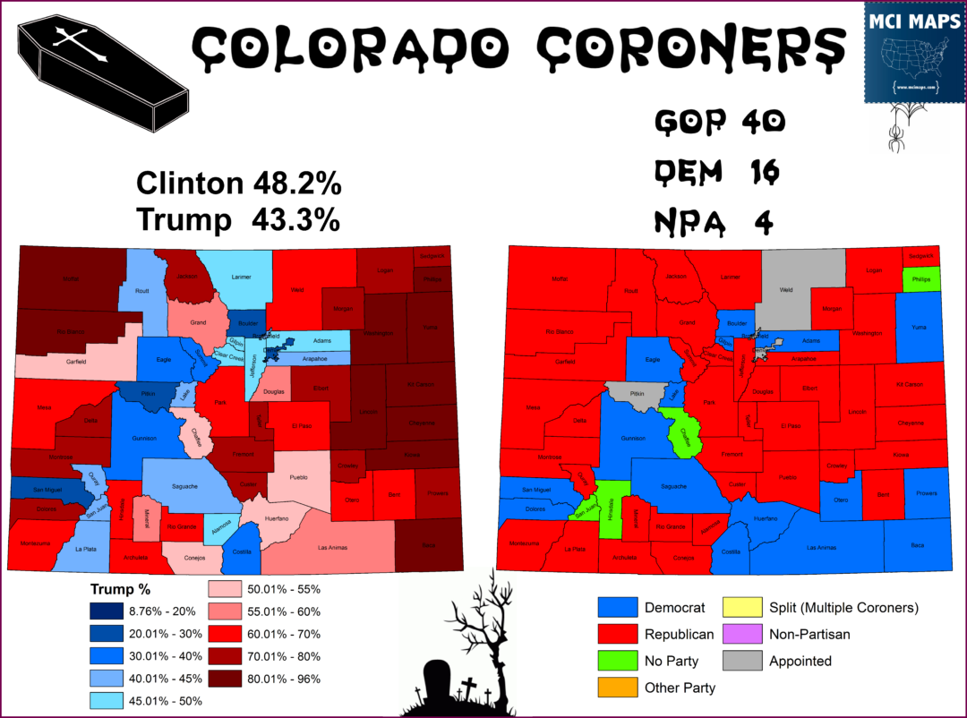 Halloween Article The Election of Coroners in America MCI Maps