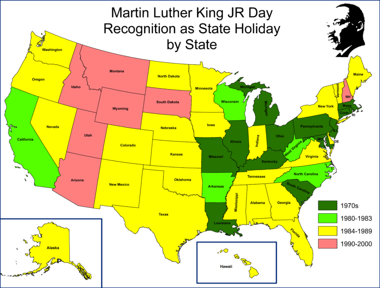 The Timeline Of Passage Of Martin Luther King Jr Day MCI Maps the-timeline-of-passage-of-martin-luther-king-jr-day-mci-maps
