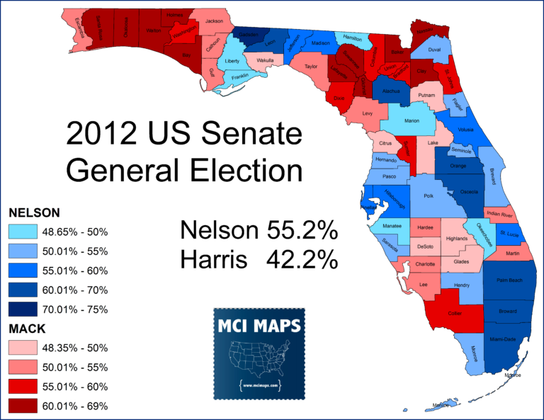 Clash of the Titans: The 2018 Race for US Senate in Florida - MCI Maps ...