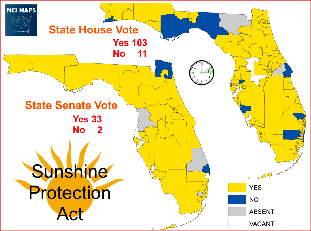 How Florida’s Desire to Make Daylight Savings Time Permanent would