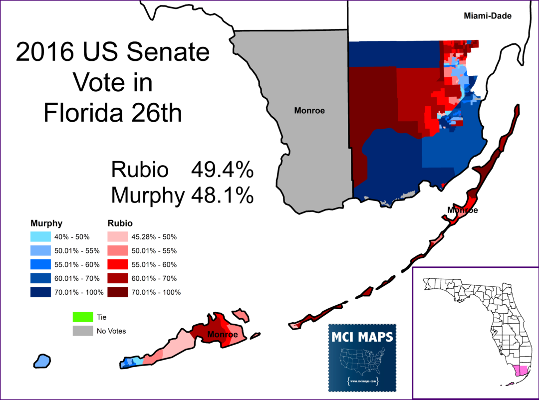 Floridas Congressional District Rankings For 2018 Mci Maps Election Targeting Florida 