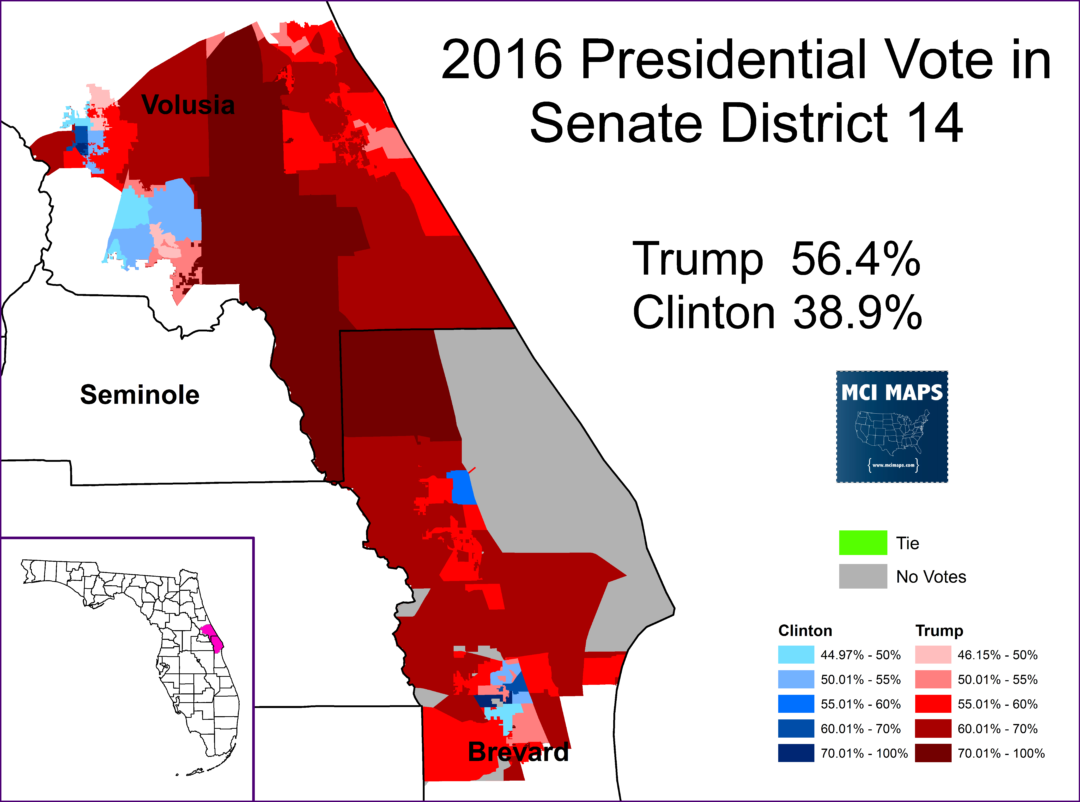 Florida State Senate Rankings - MCI Maps | Election Data Analyst ...