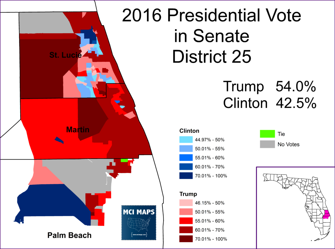 2020 Florida State Senate Rankings - MCI Maps | Election Targeting ...