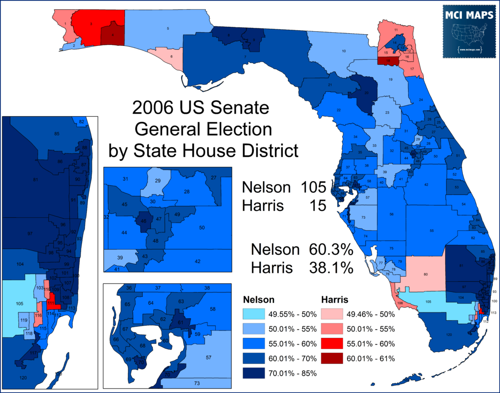 What Went Wrong in Miami-Dade County in 2018 - MCI Maps | Election Data ...