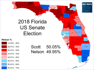 What Went Wrong in Miami-Dade County in 2018 - MCI Maps | Election Data ...