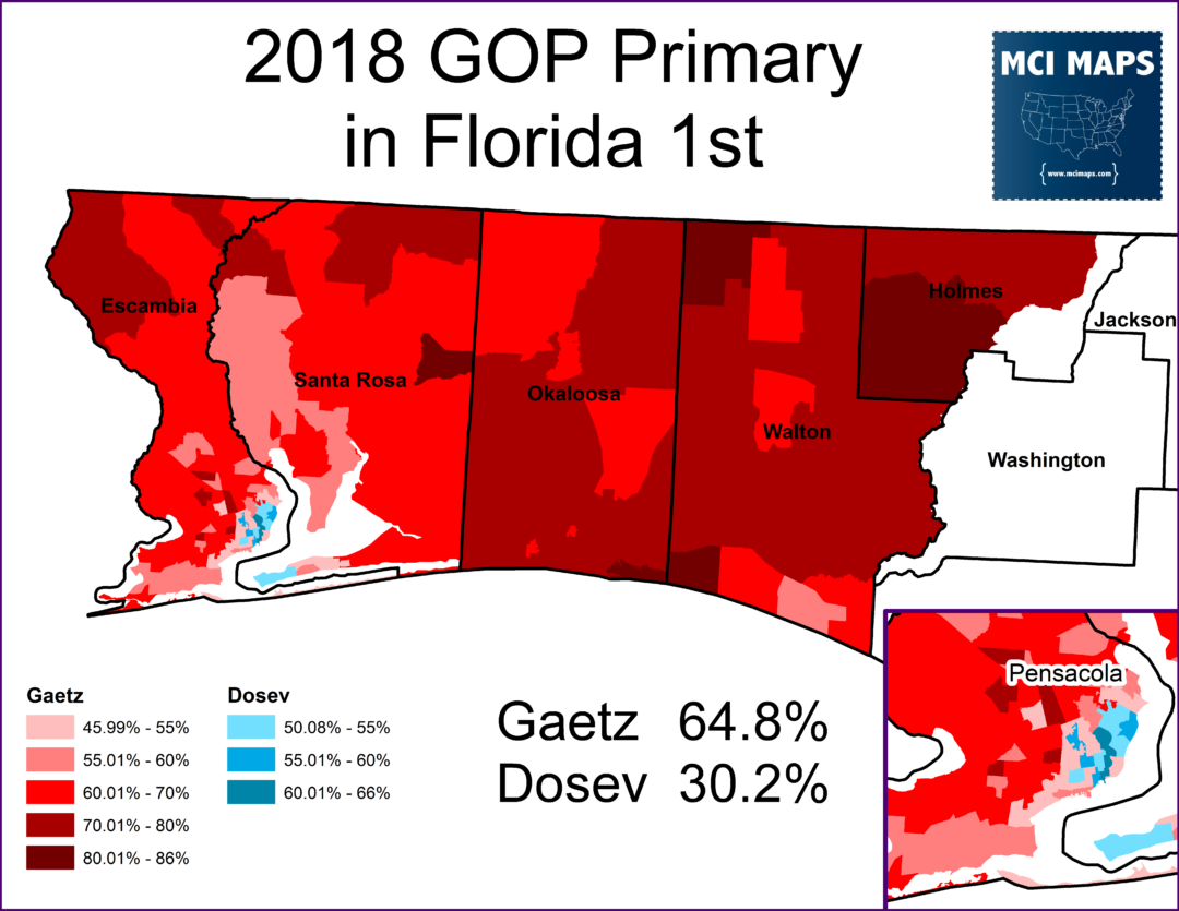 My 2022 Florida Primary Preview (Part 1) MCI Maps Election Data