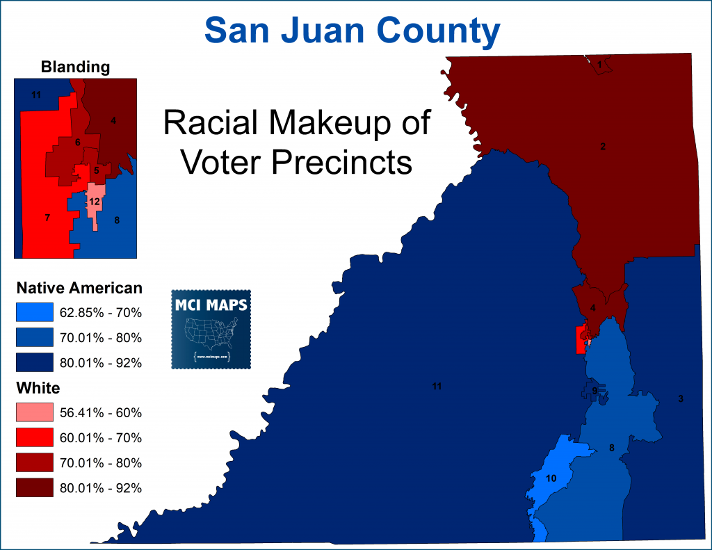 San juan 2019 race precinct 1024x791 | san juan county, utah maintains fair commission maps for the navajo | politics