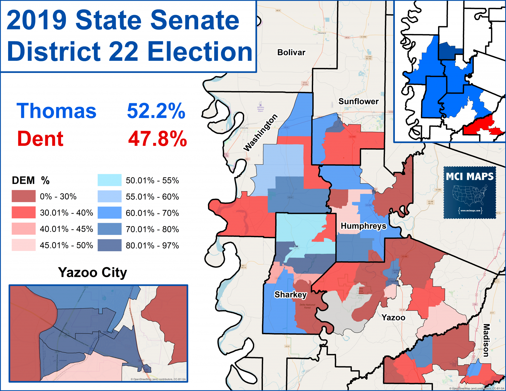 How Redistricting Allowed Mississippi Democrats To Gain A State Senate ...