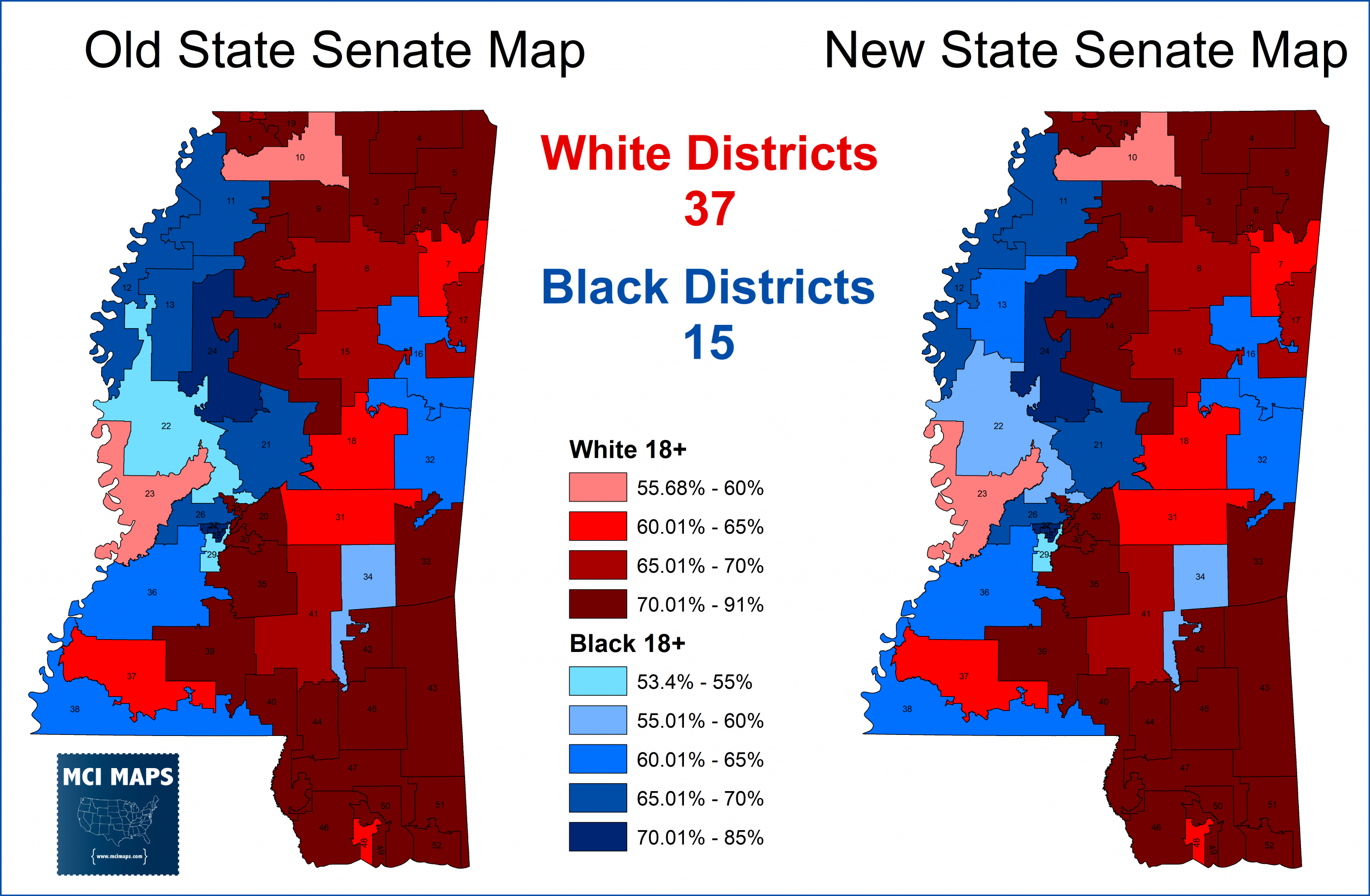 How Redistricting Allowed Mississippi Democrats To Gain A State Senate ...