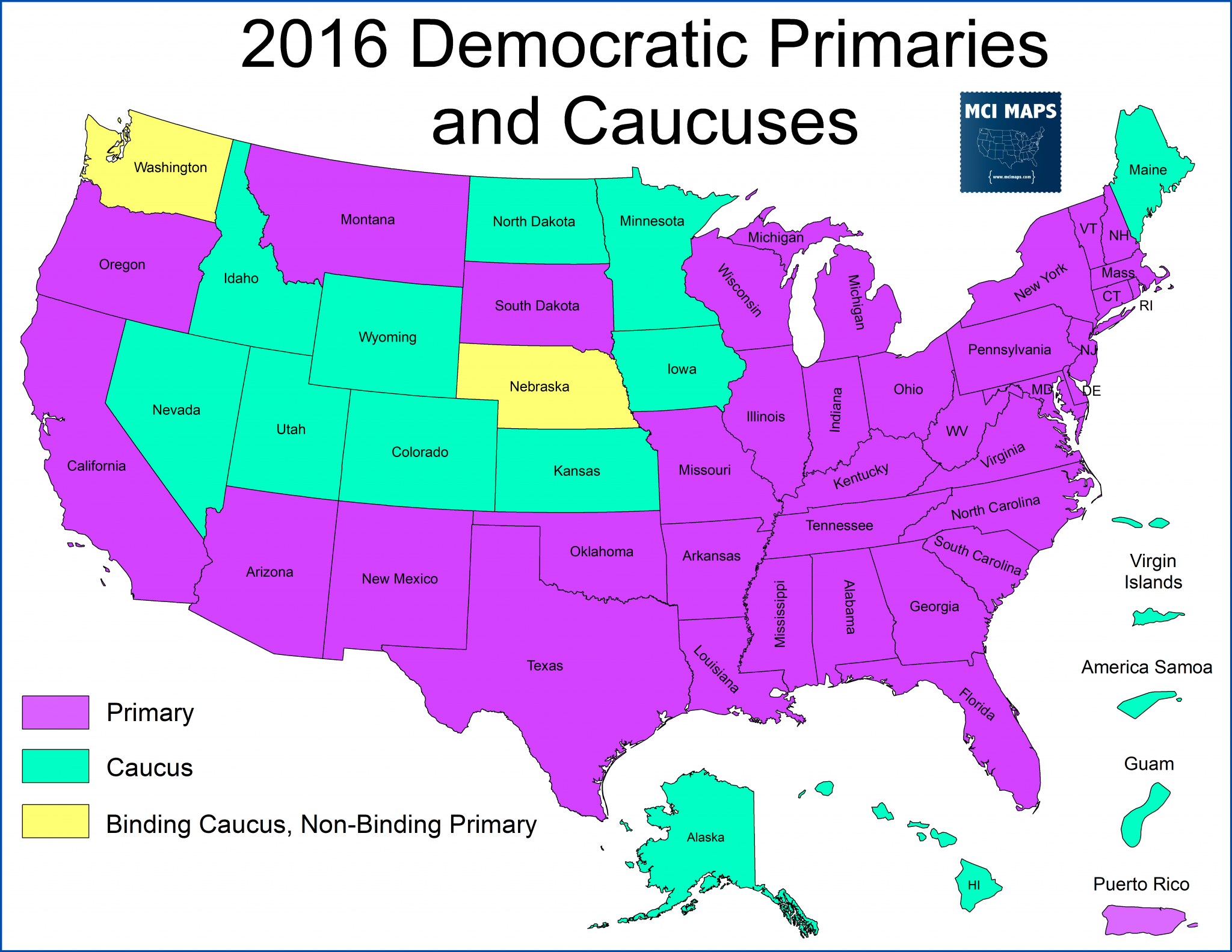 How Caucuses Vs Primaries Can Lead To Different Results Mci Maps