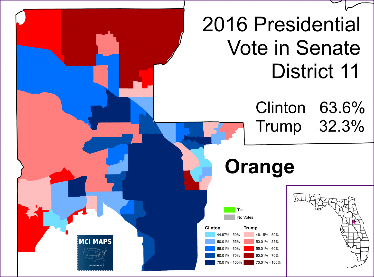 2020 Florida State Senate Rankings - MCI Maps | Election Data Analyst ...