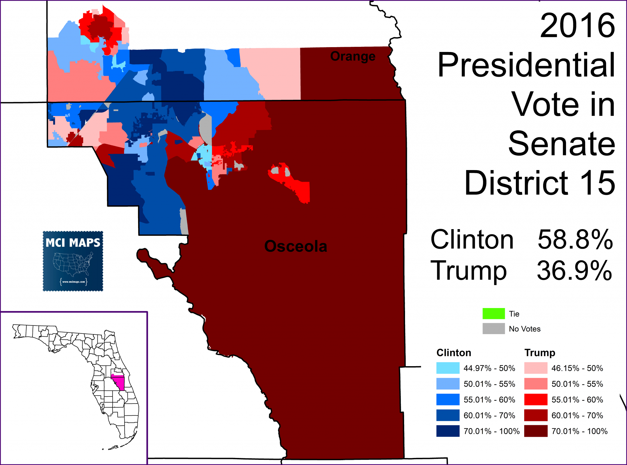 2020 Florida State Senate Rankings - MCI Maps | Election Data Analyst ...