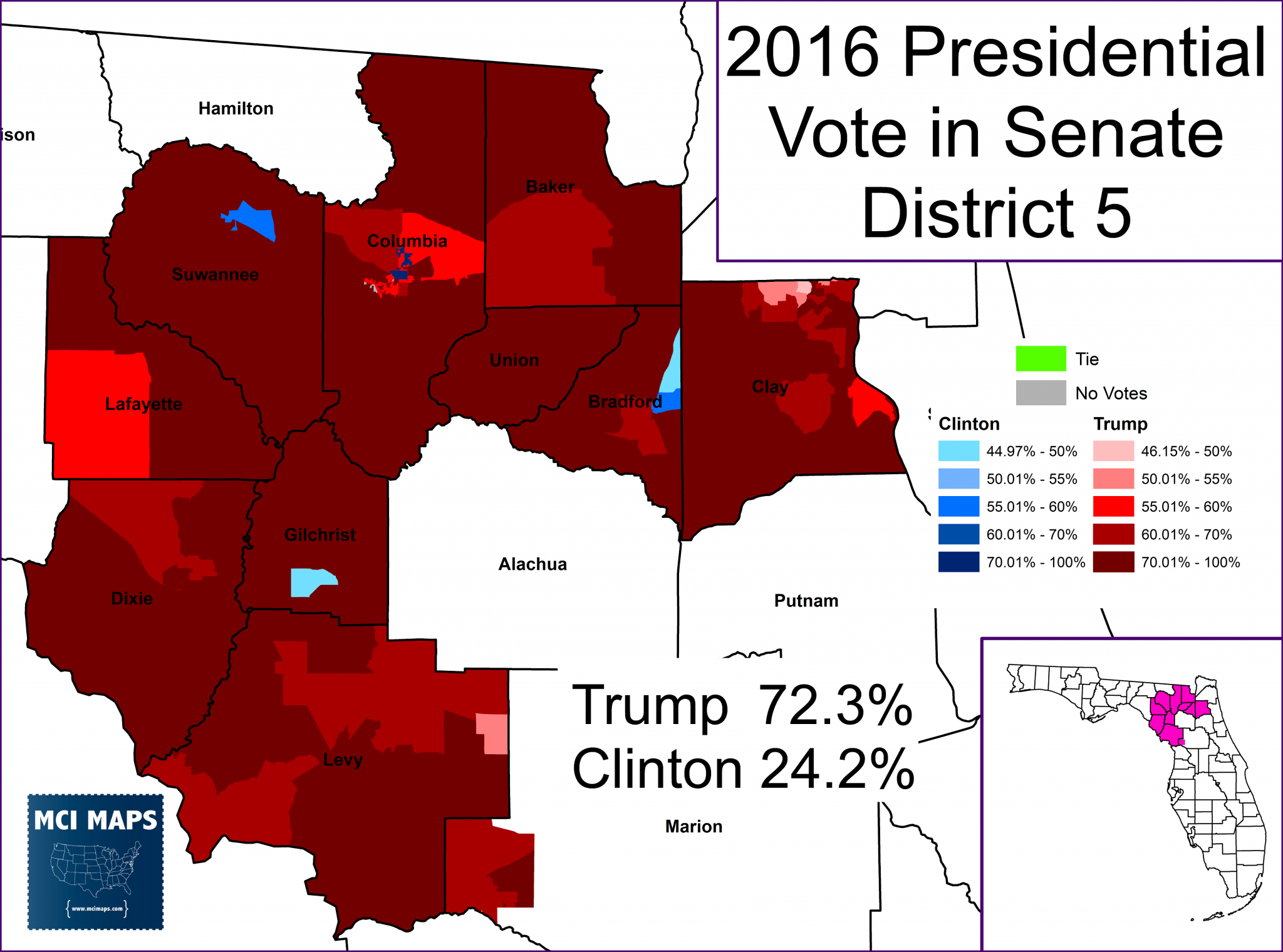 2020 Florida State Senate Rankings - MCI Maps | Election Data Analyst ...