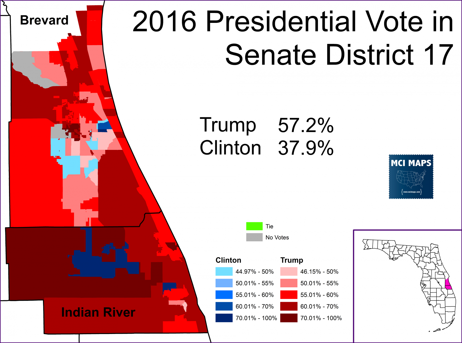 2020 Florida State Senate Rankings - MCI Maps | Election Data Analyst ...