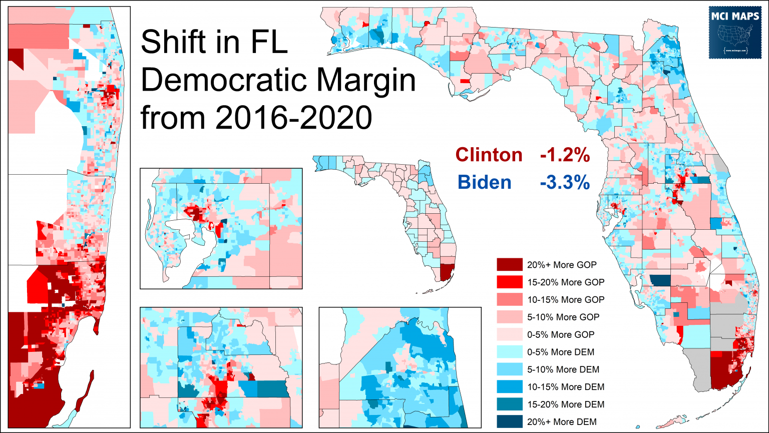 How Florida’s Congressional Districts Voted in the 2020 Presidential ...