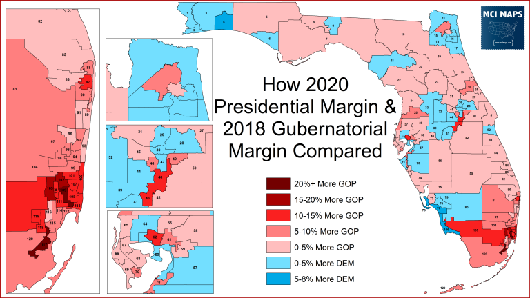 How Florida’s State House Districts Voted in 2020 - MCI Maps | Election ...