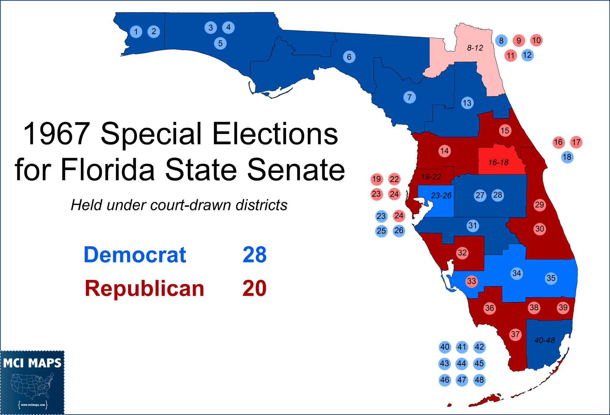 Florida Redistricting Preview 1 Legacy of Malapportionment MCI Maps
