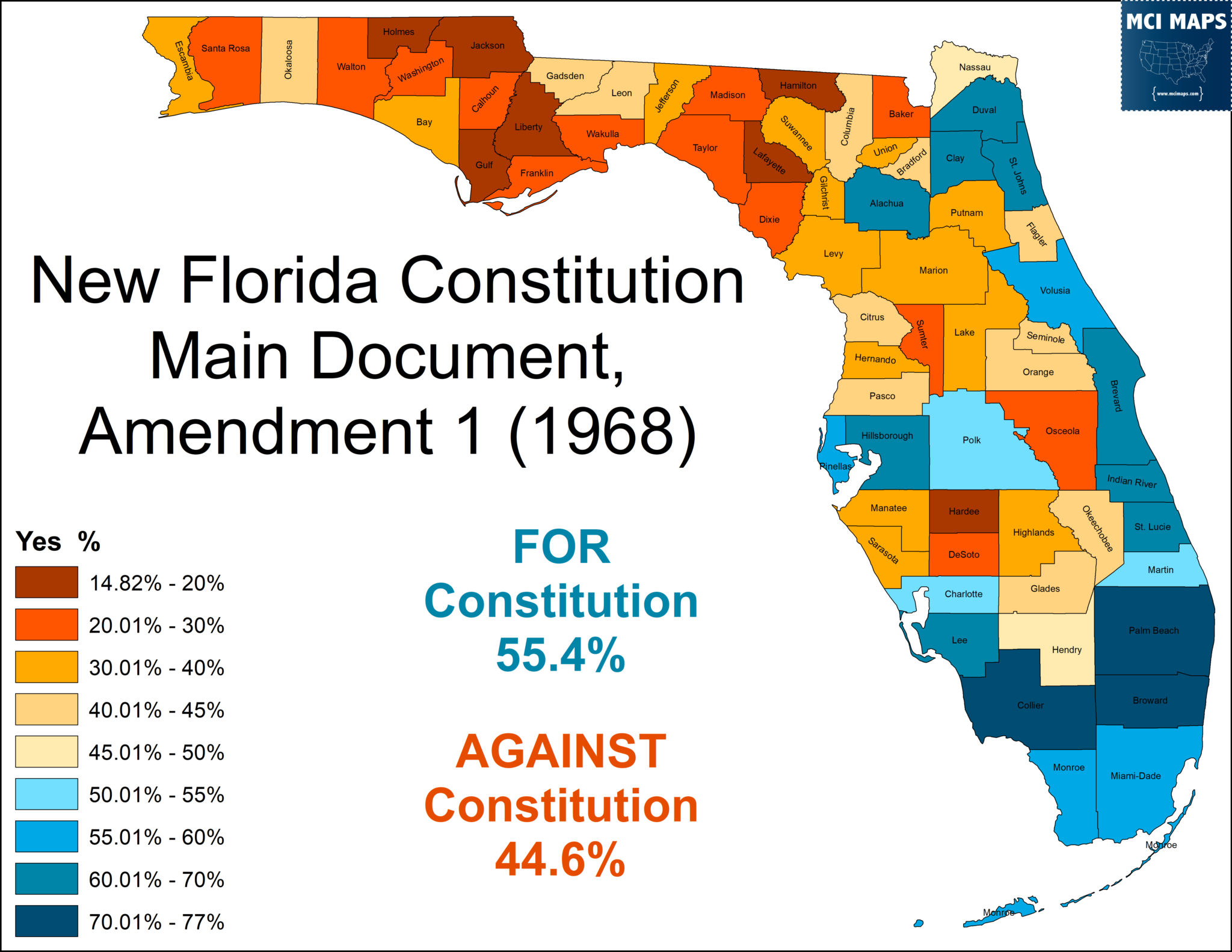 Florida Redistricting Preview #1: Legacy of Malapportionment - MCI Maps 