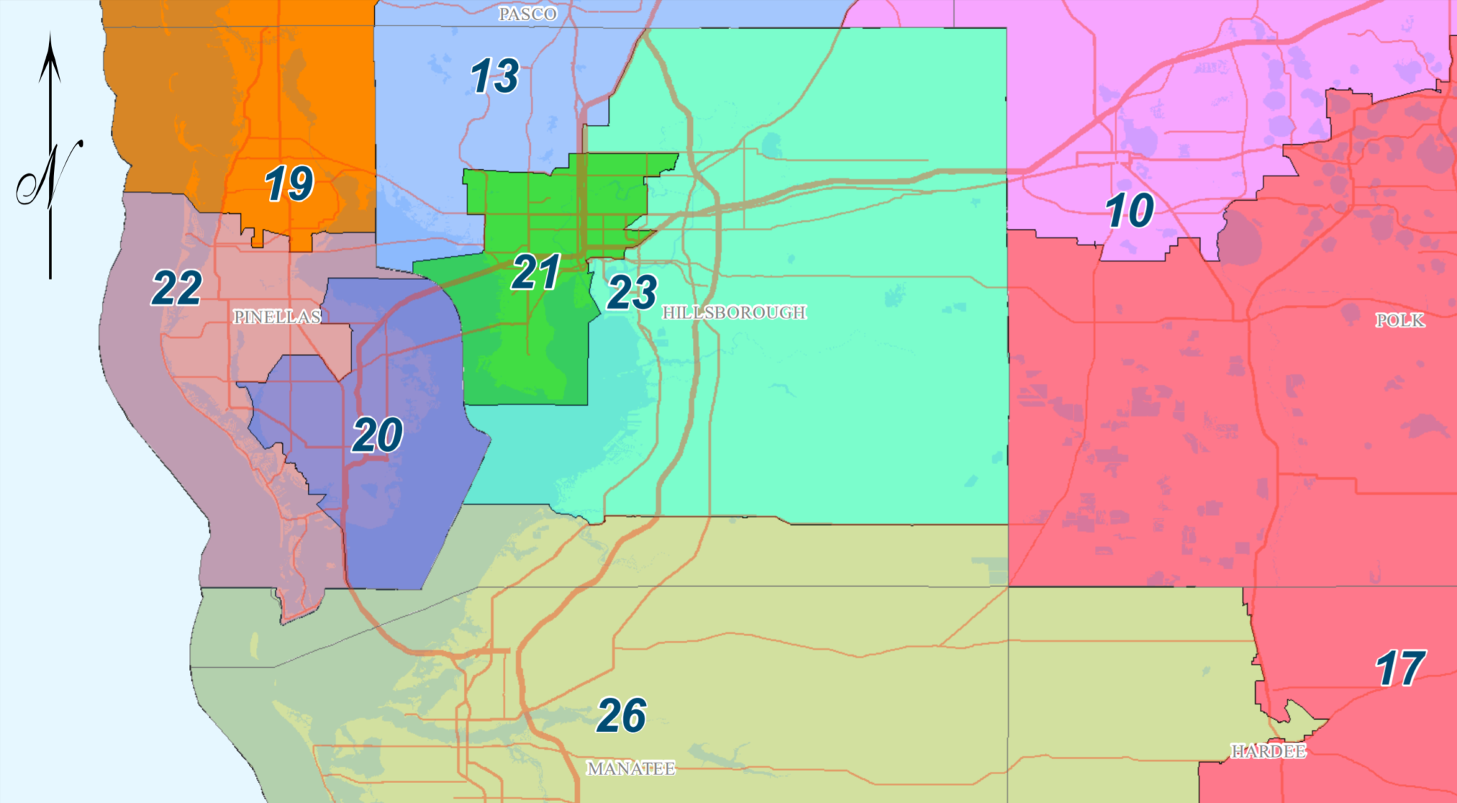 Florida Redistricting Preview 3 1990s Legislative Redistricting Democrats Vs The Vra Mci