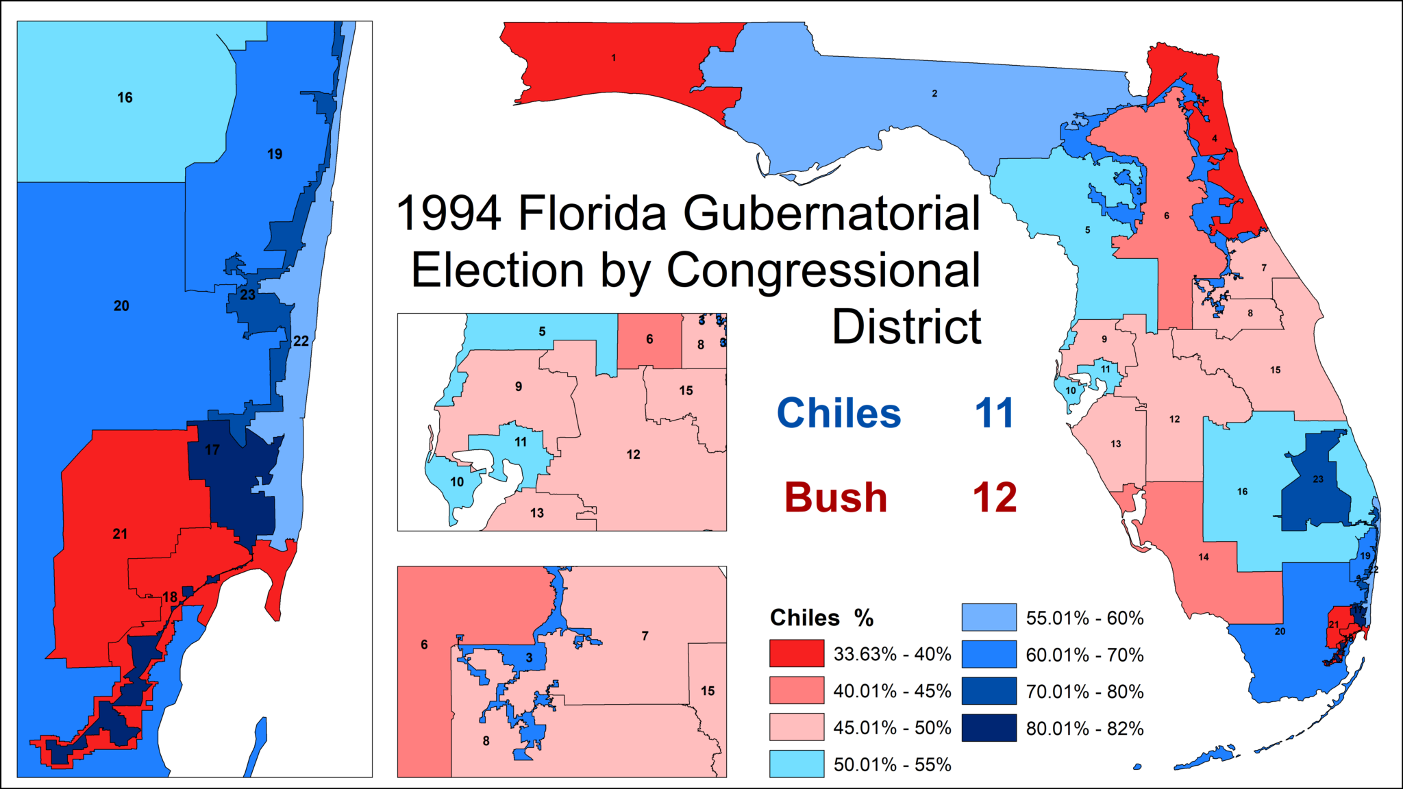 Florida Redistricting Preview 4 1990s Congressional Redistricting