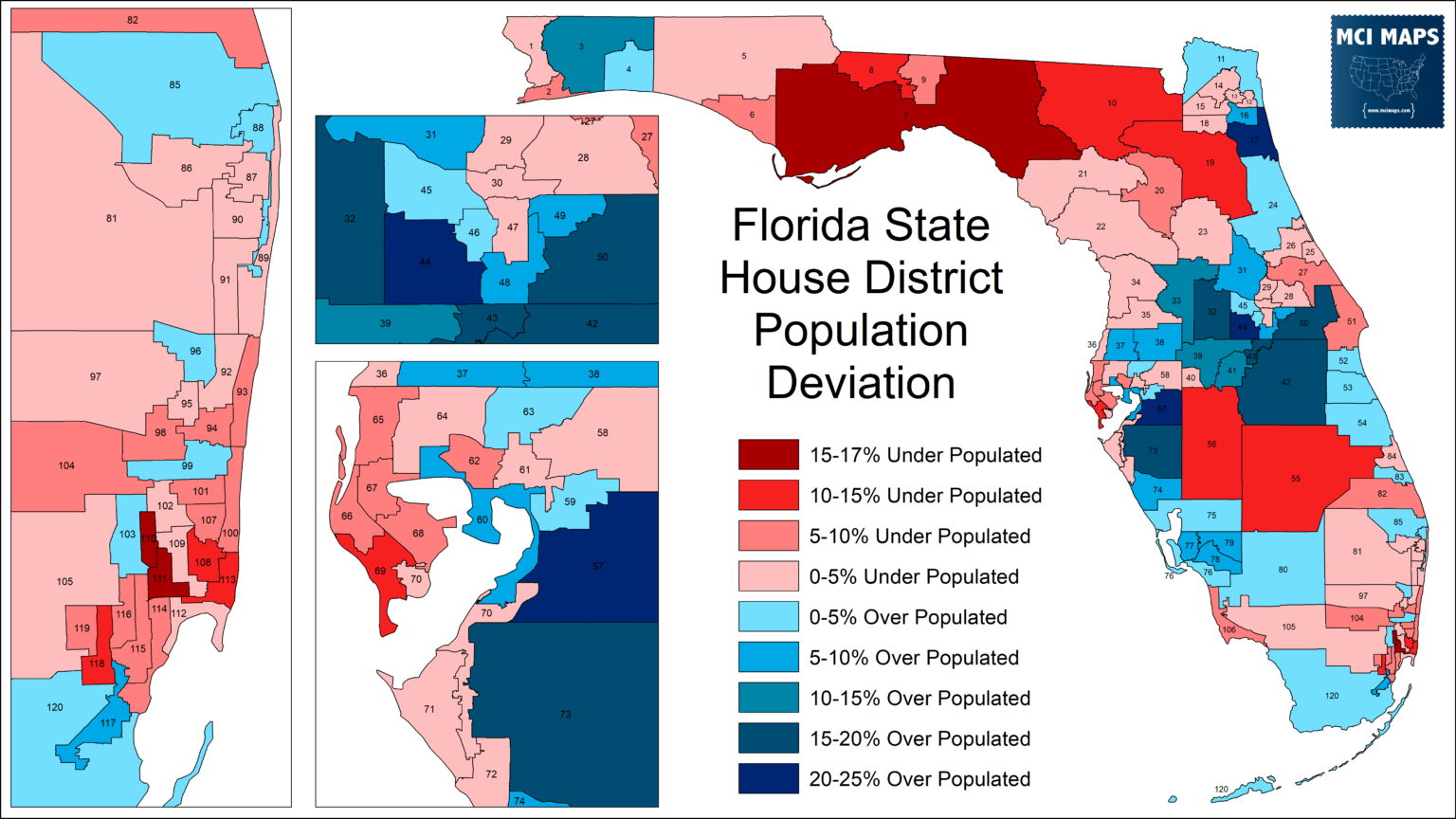 Florida Redistricting Preview 10 The State Of Play For 2022 Mci Maps Election Data Analyst 1236