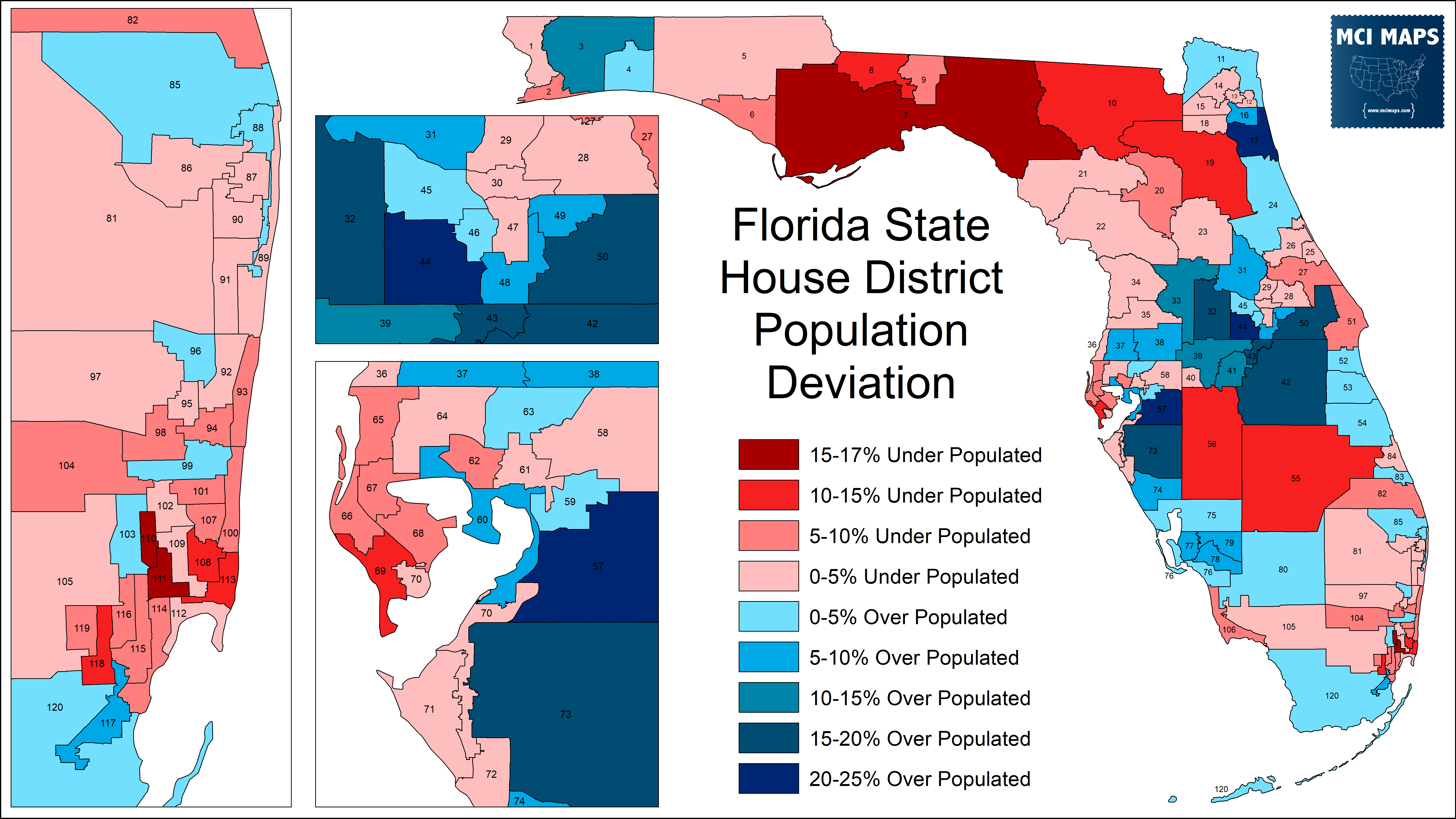 FL State House Population Deviation 