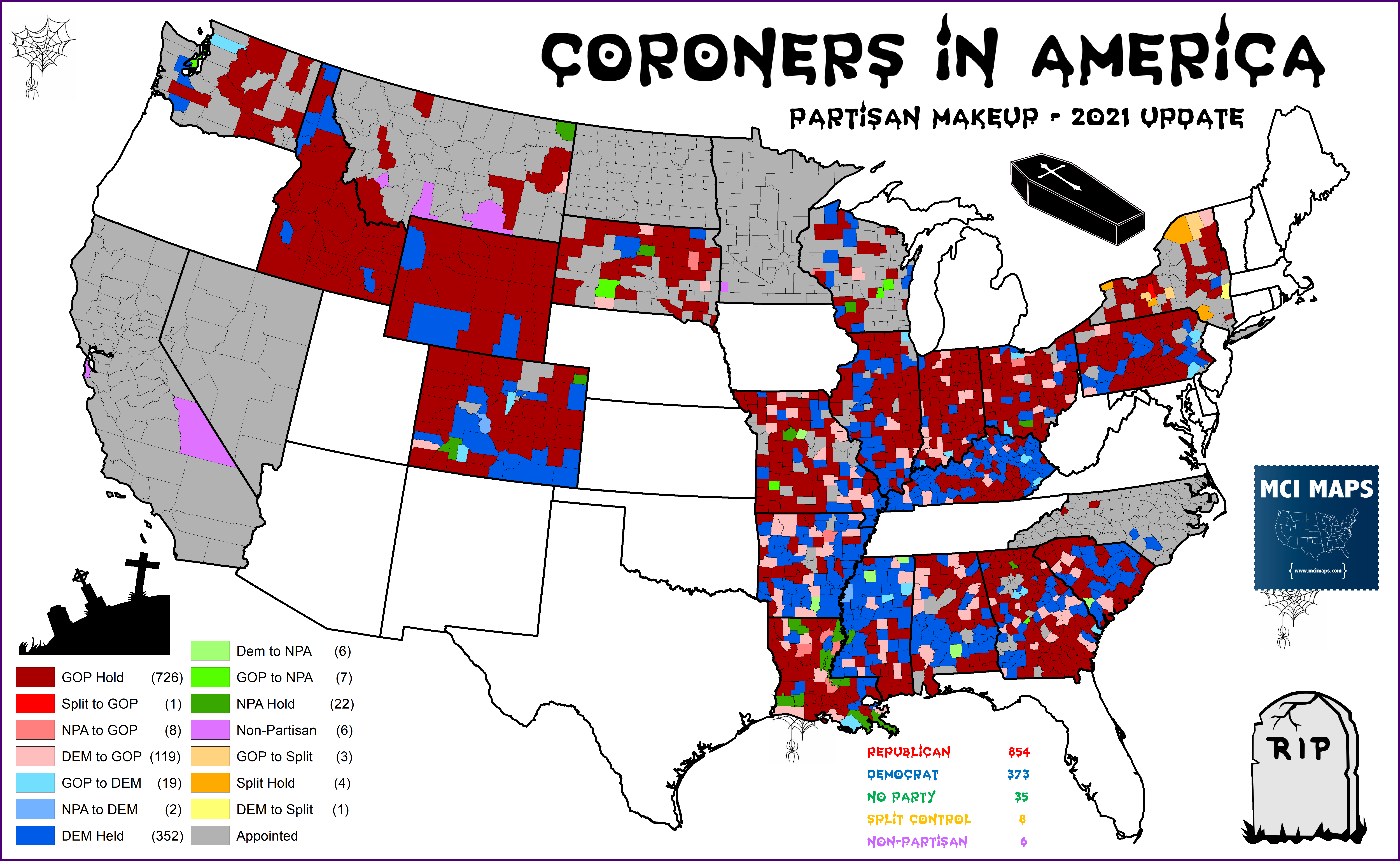 An Updated Look At Coroner Elections In