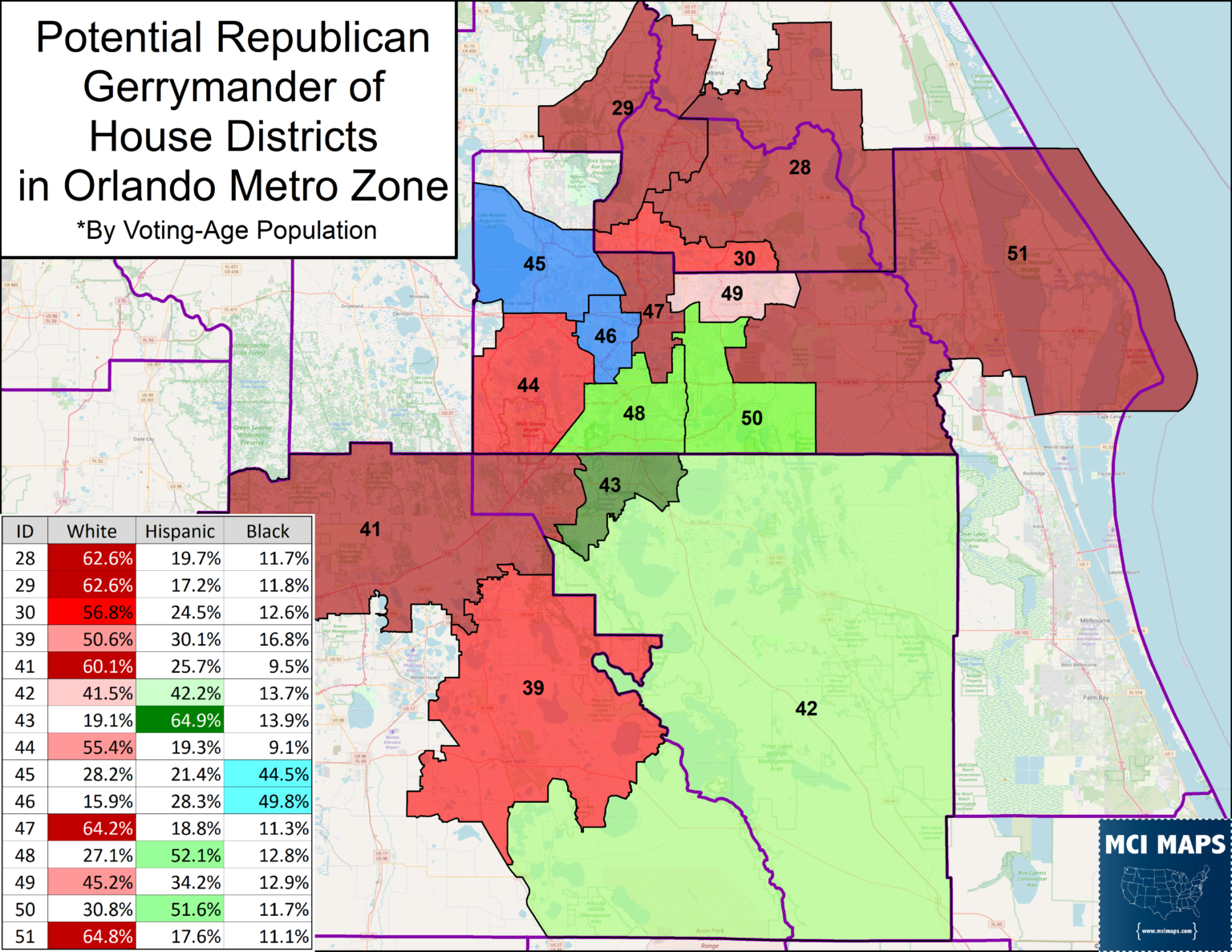 Florida Redistricting Tour 2 The Orlando Metro State House MCI Maps