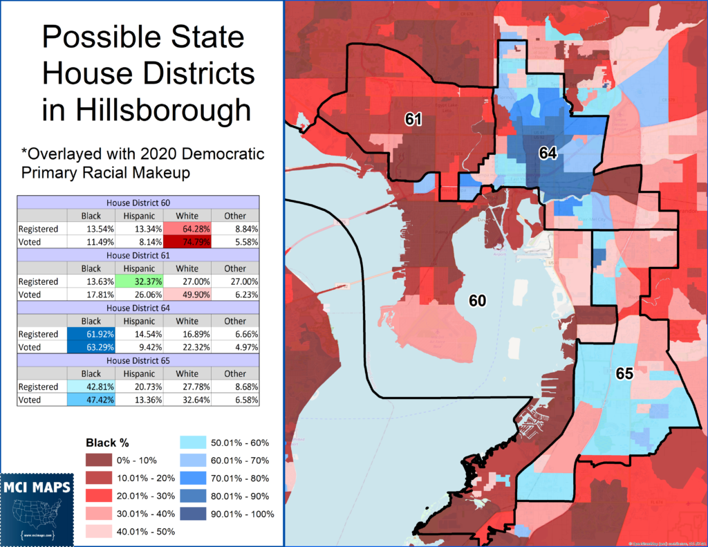 Tampa fair v2 dem primary 1024x791 | florida redistricting tour #9: are tampa’s state house districts a dummymander? | politics