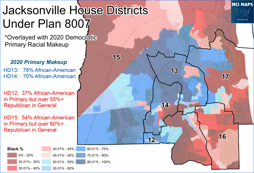 Duval districts house 8007 1024x696 | florida redistricting tour #7: the state house maps gerrymander north florida | politics