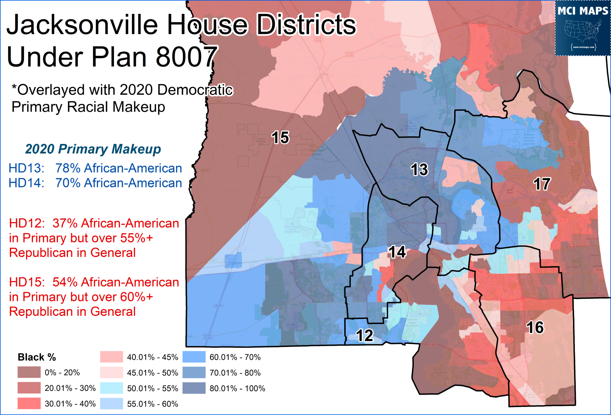 Florida Redistricting Tour 7 The State House Maps Gerrymander North Florida Mci Maps 7073