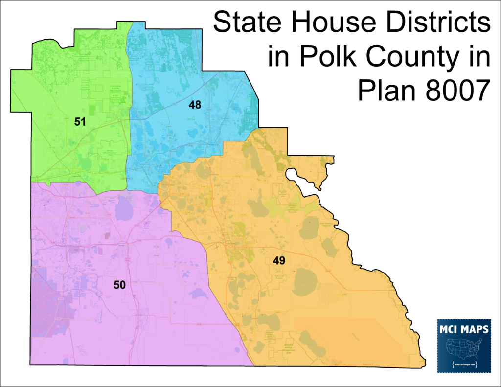 Polk house districts 8007 1024x791 | florida redistricting tour #10: hidden gerrymandering in polk county? | politics