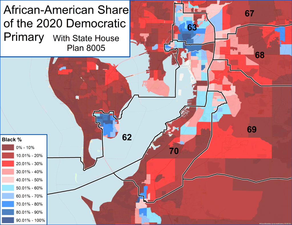 Tampa hds 8005 dem primary 1024x791 | florida redistricting tour #9: are tampa’s state house districts a dummymander? | politics