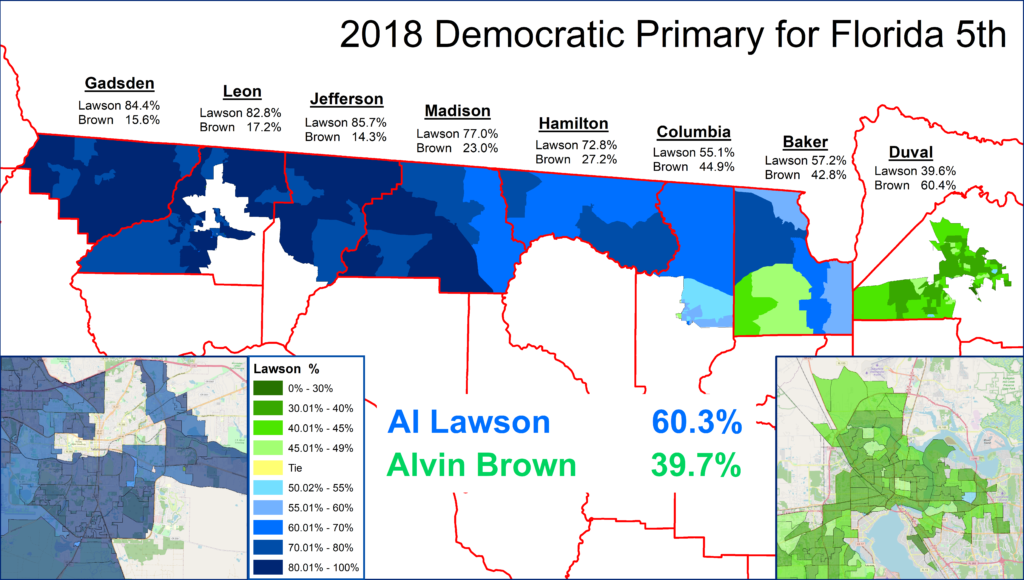 Cd5 2018 results 1024x580 | the electoral history of al lawson | politics