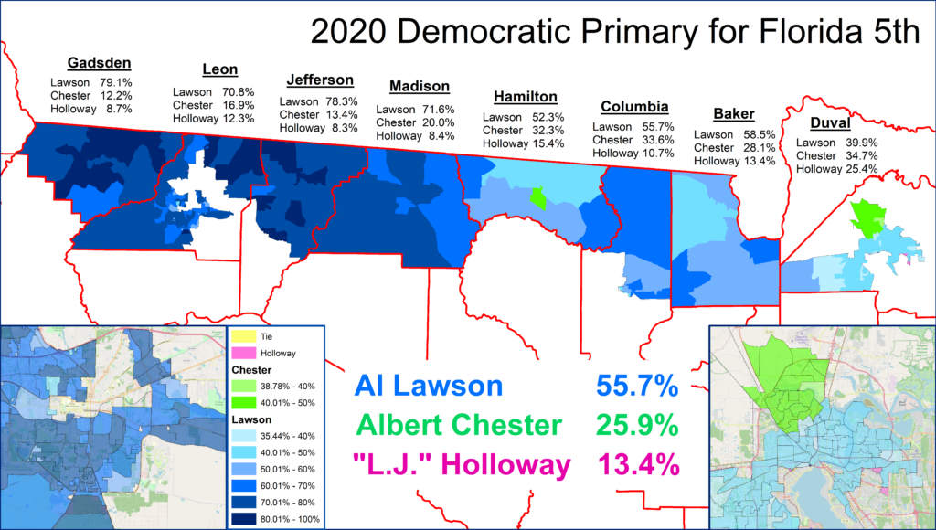 Cd5 2020 results 1024x580 | the electoral history of al lawson | politics