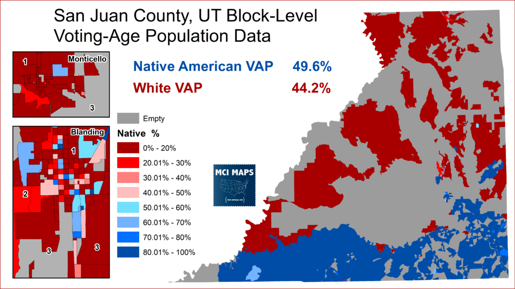 San juan redistricting 2020 block race 1024x576 | san juan county, utah maintains fair commission maps for the navajo | politics
