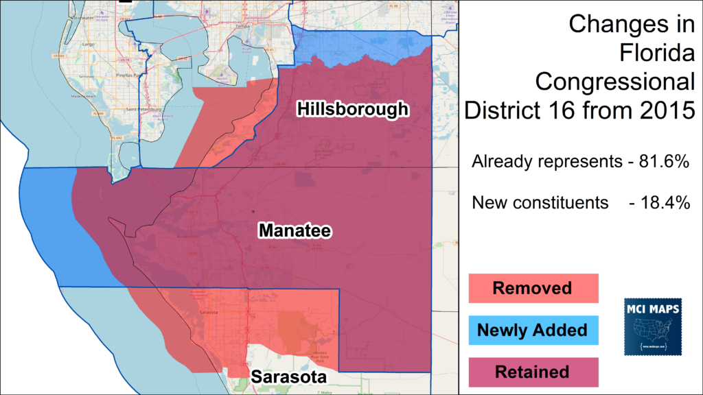 Florida cd16 gain and loss 2022 1024x576 | a detailed look at florida’s new congressional districts | politics